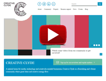 Tablet Screenshot of creativeclyde.com